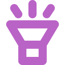 brightness, flash, flashlight, light, torch svg vector icon