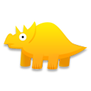 triceratops,dinosaur,cartoon icon