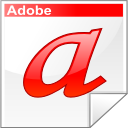 a, adobe, font, letter, type icon