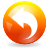 arrow, left, previous, undo, yellow icon