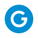 alphabet, circle, full, google, media, round, social svg vector icon