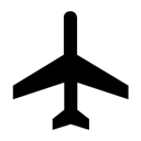 air, airport, fly, plane icon