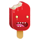 cream,crazy icon