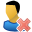 user,male,delete,del,remove,member,profile,person,people,human,man,account icon