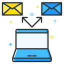 email, employee, job, seeker, unemployee, work svg vector icon