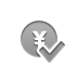 coin,yen,checkmark icon