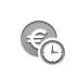 coin,euro,clock icon