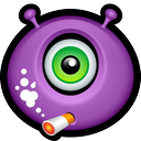 avatar, cigarette, emot, monster, monsters, smoking icon
