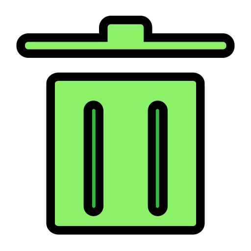 Delete svg vector icon