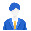 business, businessman, man, officer, work svg vector icon