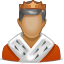 king, royal, user icon