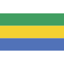 ensign, flag, gabon, nation svg vector icon