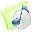 dossier,green,musique icon