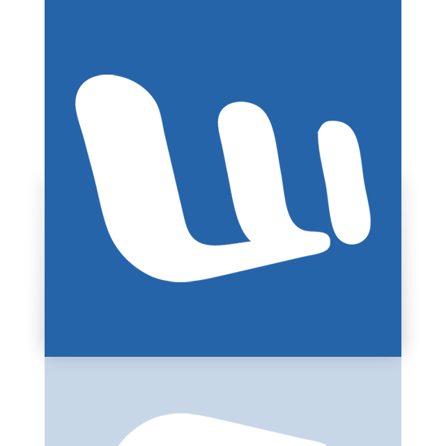 mirror, word icon