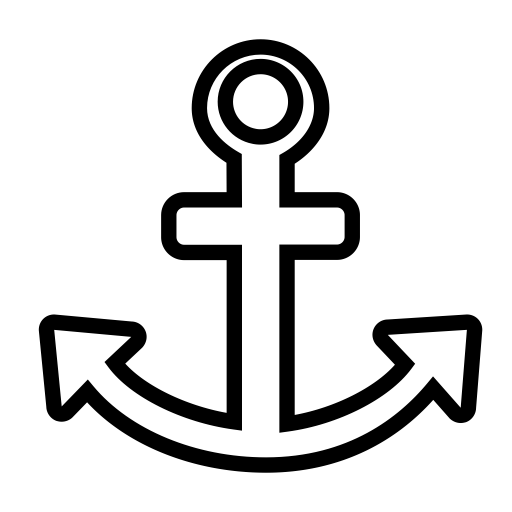 Anchor svg vector icon