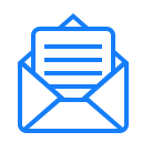 envelope, mail, open svg vector icon