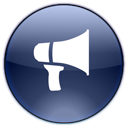 advertisement, announcement, blog, megaphone, notifications, promote icon