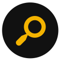 glass, magnifier, magnifying, search, zoom svg vector icon