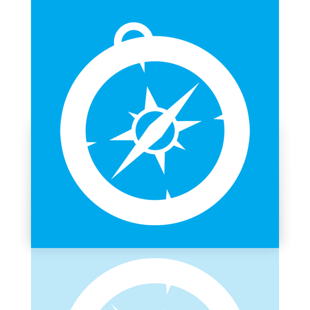 mirror, safari icon