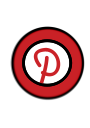 pinterest svg vector icon