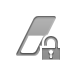 eraser,lock,open icon