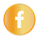 chat, communication, facebook, golden, popular, social svg vector icon