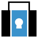 bag, lock, security, suitcase svg vector icon