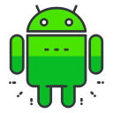 android, media, network, smartphone, social, software svg vector icon