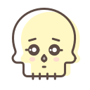 avatar, character, halloween, skeleton, skull svg vector icon