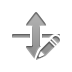 flip,vertical,pencil icon