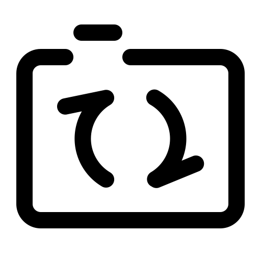 Pic Camera Rotate svg vector icon