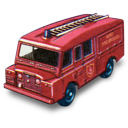 fire, land, rover, truck icon