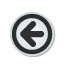 frame, left, navigation, sticker icon