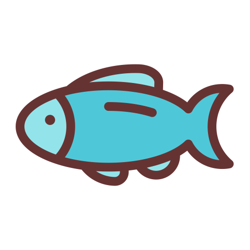Fish svg vector icon