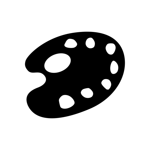 Palette svg vector icon