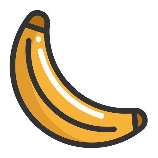 Banana svg vector icon