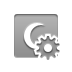 red,crescent,gear icon