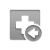 red,cross,left icon