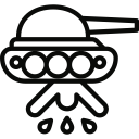 activism, protest, tank svg vector icon