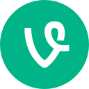 circle, round , video, vine svg vector icon