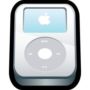 ipod,video,white,apple icon