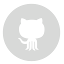 circle, github, gray svg vector icon