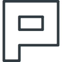 logo, media, plurk, social svg vector icon