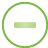 basic, button, green, remove icon
