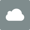 cloud, media, social, square svg vector icon