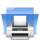 folder, print icon