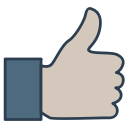 client, customer, quality, review, thumb up, user svg vector icon