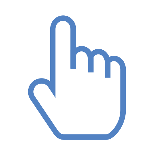 Finger svg vector icon