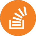 circle, forum, round , stackoverflow svg vector icon