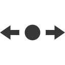 arrow, point svg vector icon